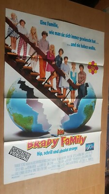 Die Brady Family / Paramount Pictures Video / Videoposter A1 84 x 60 cm gefaltet