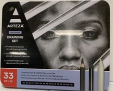 Arteza  Pro Series Drawing Set of 33 pc|pz  #7393