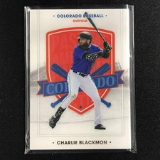 2021 Chronicles Charlie Blackmon Americas Pastime Base No 67