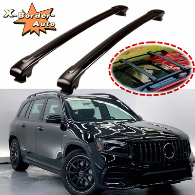 Crossbar Fit for Mercedes-Benz GLB 2020-2025 Cross bar Roof Rack Rails Black