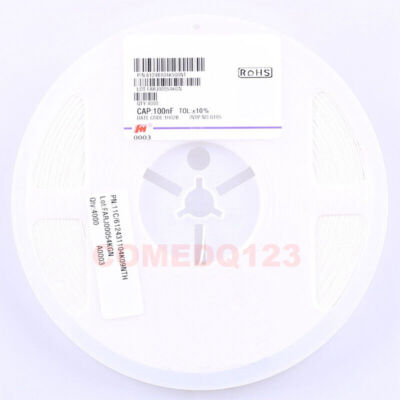 100PCS 0603_x4 100nF 50V X7R ±10% 6124B104K500NT FH Ceramic Capacitor MLCC #E7