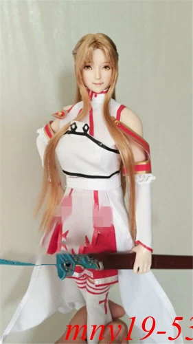 1:6 Female Asuna Girl Obitsu Head Sculpt For 12inch PH LD UD Figure Body Toys - Image 3 of 4