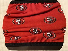 SF 49ers Face Mask B - Washable Reusable, Cotton NFL Team Sport Foco NEW