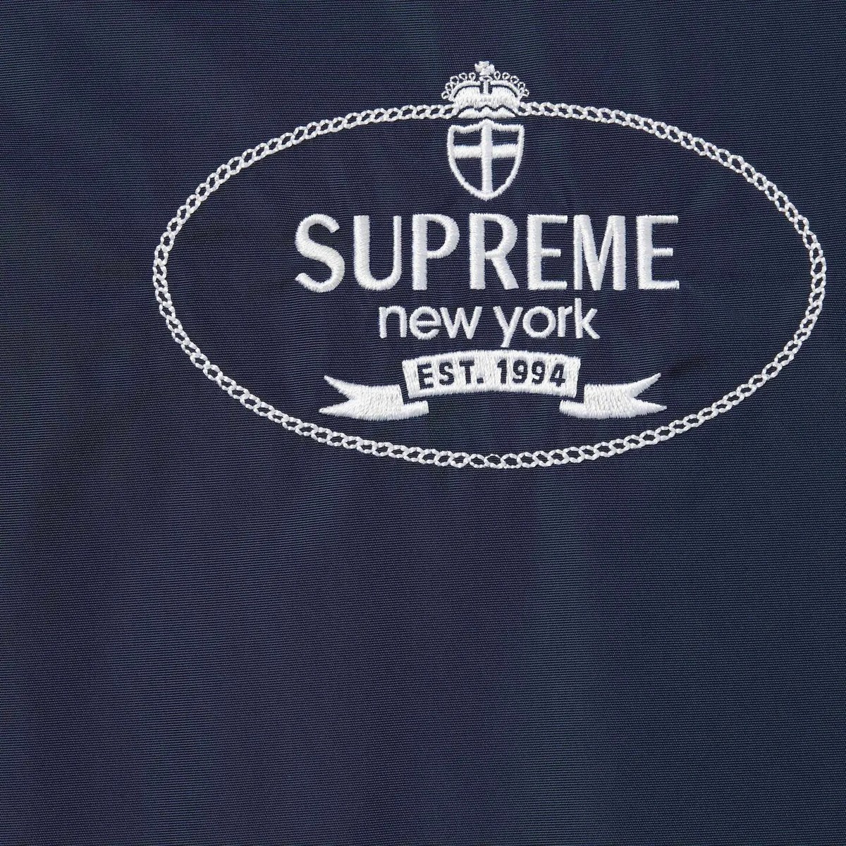 Supreme Crest Coaches Jacket Black Navy Red Brown 4colors Supreme Crest Coaches Jacket Black Navy Red Brown 4colors