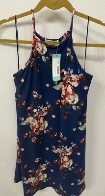 *New with Tags* Nine Britton Women's Jemima Brushed Knit Dress Medium Navy 