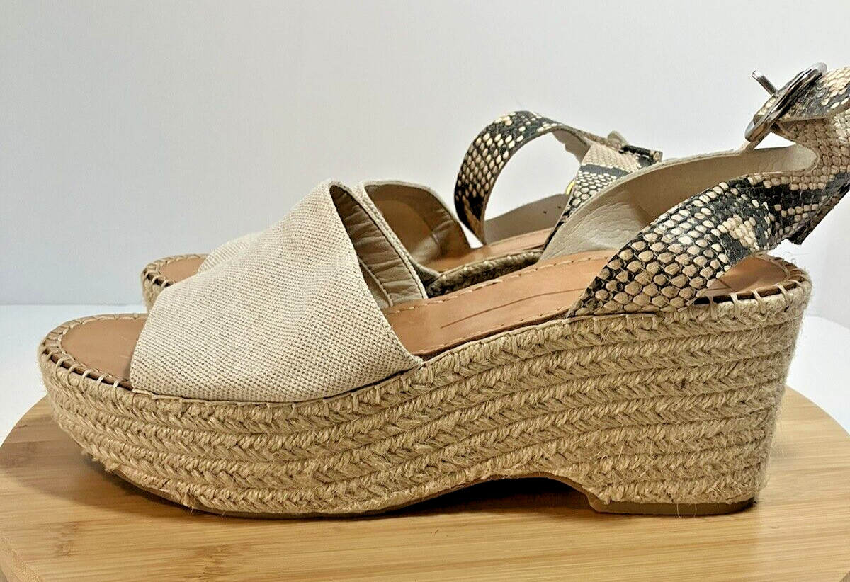 Leather Wedges Dolce Vita Lesly Espadrille Platform Sandal Womens