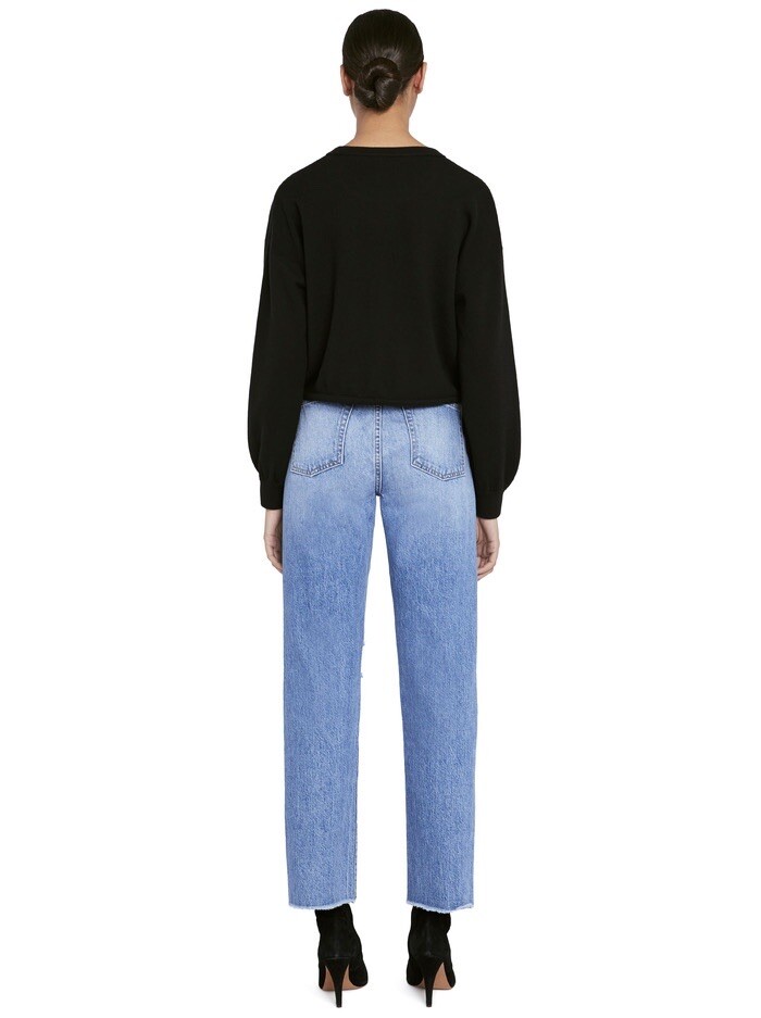 Alice & Olivia Bernetta Drawstring Sweatshirt, Bl… - image 5