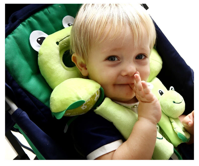 Cute Animal Neck Pillow for Kids 1-4 Years - Soft Travel Headrest