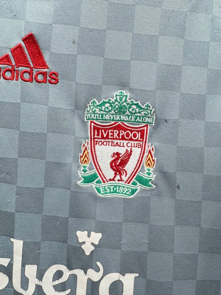 Liverpool 2008 2009 Away Shirt Football Soccer Jersey adidas