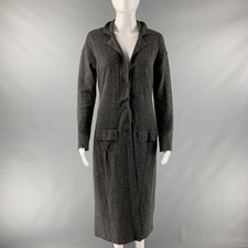 Lanvin 2009 Size S Grey Polyamide Blend Long Cardigan