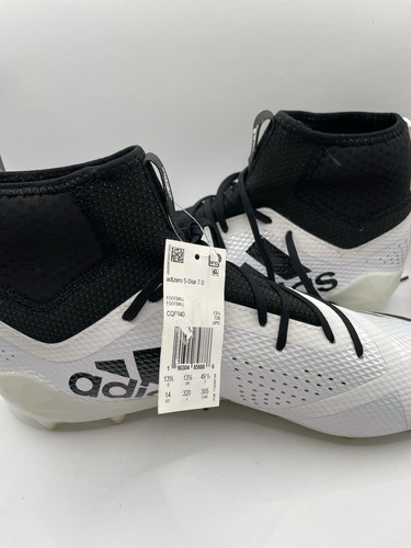 Adidas Adizero 5 Star 7.0 White Black Football Cleats Mens Size 14 CQ0345 NWT eBay