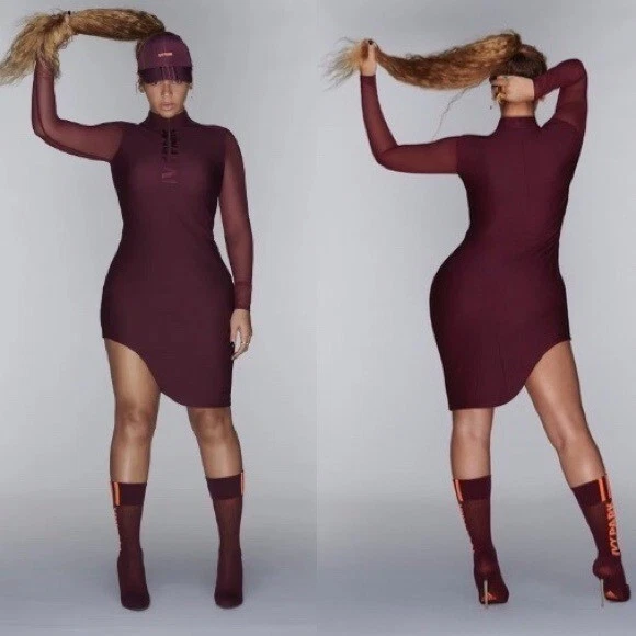 Ivy park 2025 asymmetrical dress
