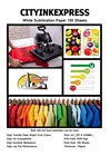 100 x 125gsm A4 High Release sublimation paper mug transfer sub heat press white