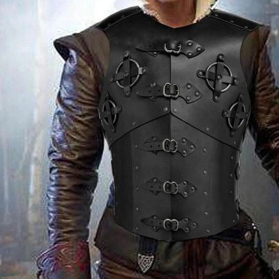 Halloween Leder Cosplay Rüstung Mittelalter Ritter Kostüm Wikinger Larp Rüstung