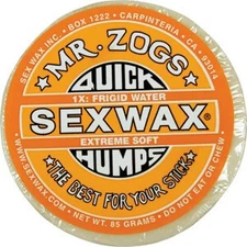 Sex Wax  Quick Humps 1X Extreme Soft Cool / Cold Water Surf Wax