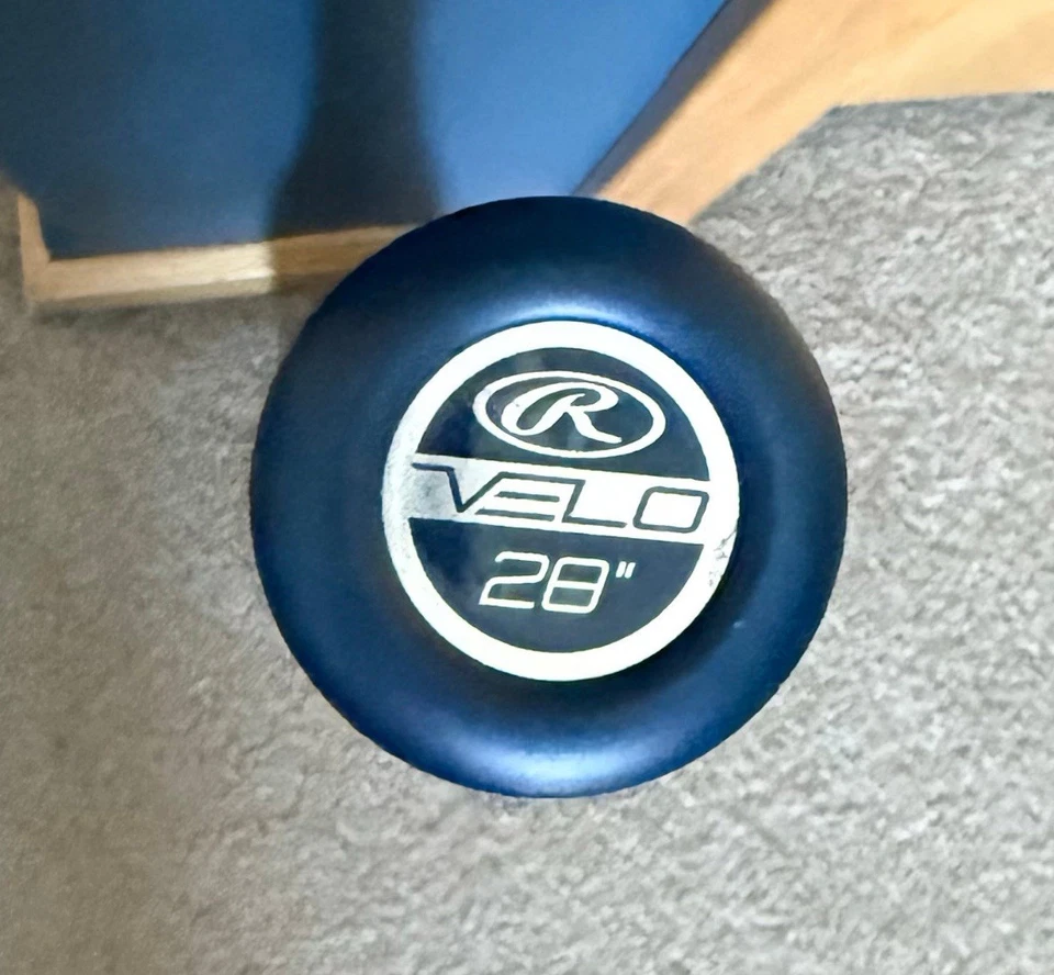 Bate híbrido Rawlings Velo certificado USABat (-10) 18 oz 28" (nuevo) Foto 3 de 4