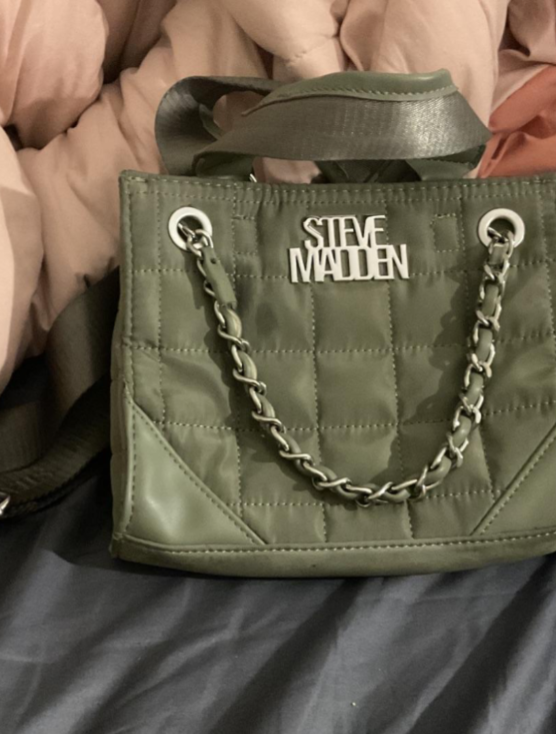 Steve Madden Green Tote Bag All-in-1 Handbag/Shoulder Bag