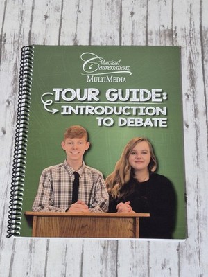 Classical Conversations Tour Guide: Introduction To Debate + 2x DVD Like New