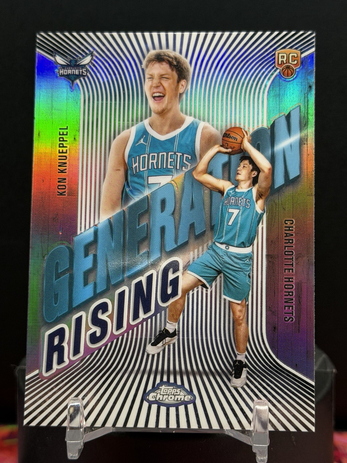 2025-26 Topps Chrome Kon Knueppel Generation Rising Refractor Rc #GR-4