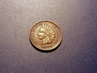 AU 1889 Indian Head Cent