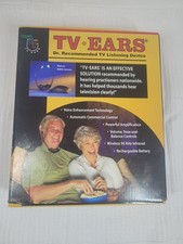 Tv Ears 2.3 MHz Digital Wireless Headset Tv Listening System Tested Working