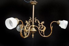 Antique  french  Art Noveau chandelier Ceiling Light Dragon  circa 1910/20