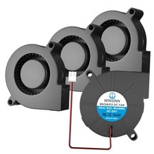 50mm 5015 Blower Fan 12V, 3D Printer 24 Volt Fans Blower Turbine Turbo DC 24V