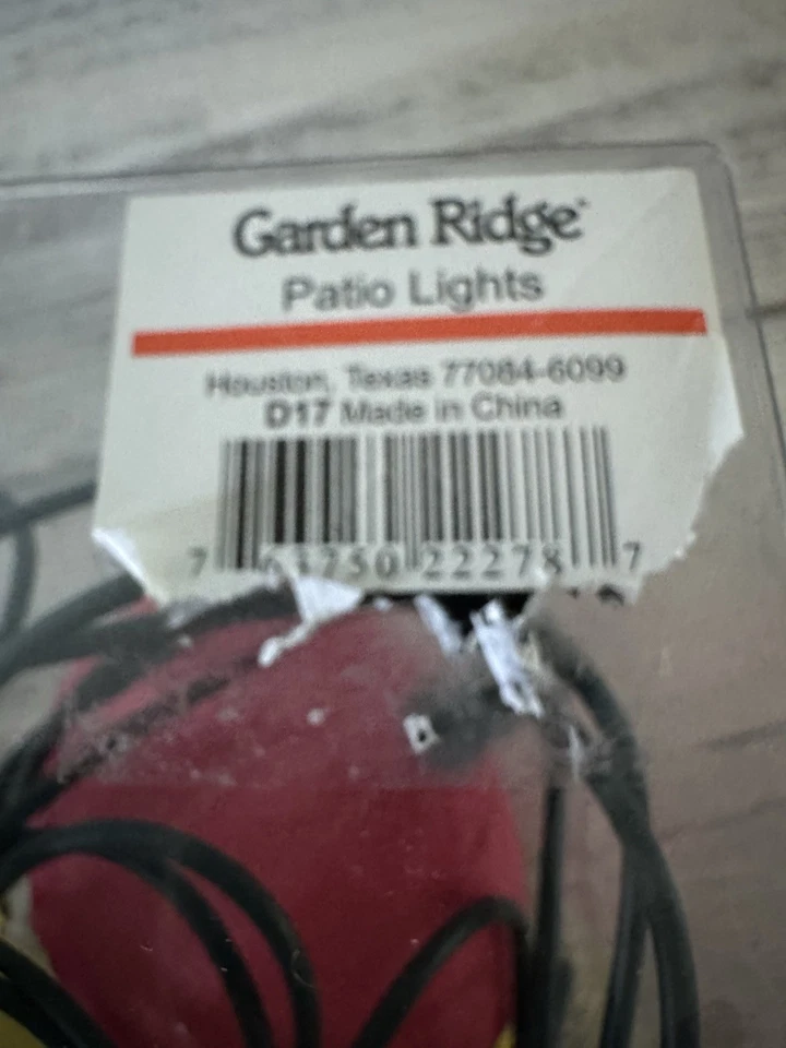 Summertime Chinese Umbrella String Of Lights Indoor/outdoor Multi Color New Work - Image 4 of 4