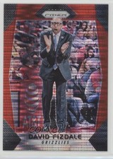 2017-18 Panini Prizm Red Pulsar Prizm 2/25 David Fizdale #210 a8r