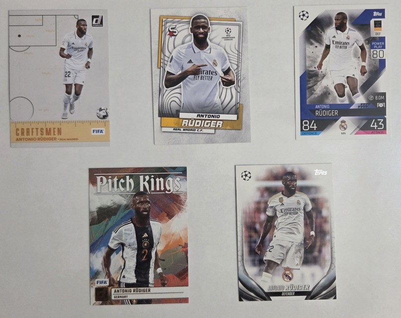 Antonio Rudiger 5-Card Lot