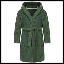 Soft Cotton Kids Bathrobe with Hood - Ideal Gift for Birthdays  Holidays