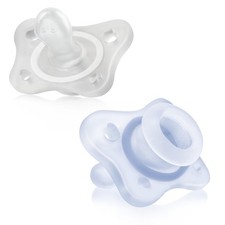 Chicco PhysioForma Silicone Pacifier 0-2 Months, 2 Pieces, Rubber Set 0-2 ...
