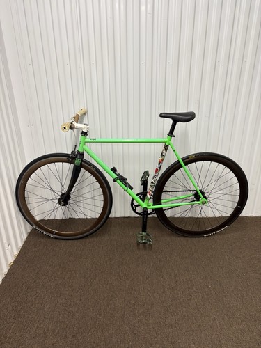 State Bicycle Co. 4130 Steel Fixed Gear Single Speed Zombie Green SRAM Upgrades