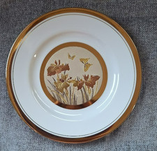 Japanese Chokin Plate Irises Butterflies Symbolic Samurai Art /perfect as a gift