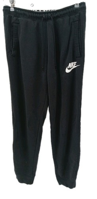 #ad Nike Sweatpants Mens Medium Black Club Fleece Joggers Athletic Pants Swoosh $6.30