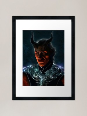 Rolan the Wizard Framed Art Print Framed Wall Art Poster Canvas Print Picture