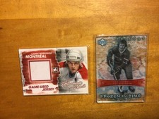 Larry Robinson 8 hockey card Frozen Time 3 Jersey 4 Base /90 / 50 /20