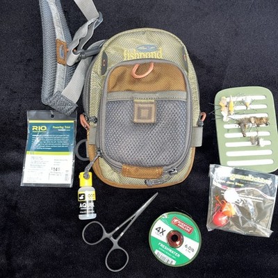 Fishpond San Juan Vertical Chest Pack - Sand/Saddle Brown