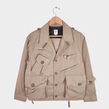 SOUTH2 WEST8 Men's Made in Japan Light Beige Tenkara Utility Jacket - Size M