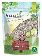 Organic White Chia Seeds   Non-GMO,Kosher,Raw, Vegan, Sirtfood   by Food to Live