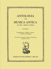 Antologia Di Musica Antica Vol 4 - liuto, vihuela e chitarra - Ruggero Chiesa