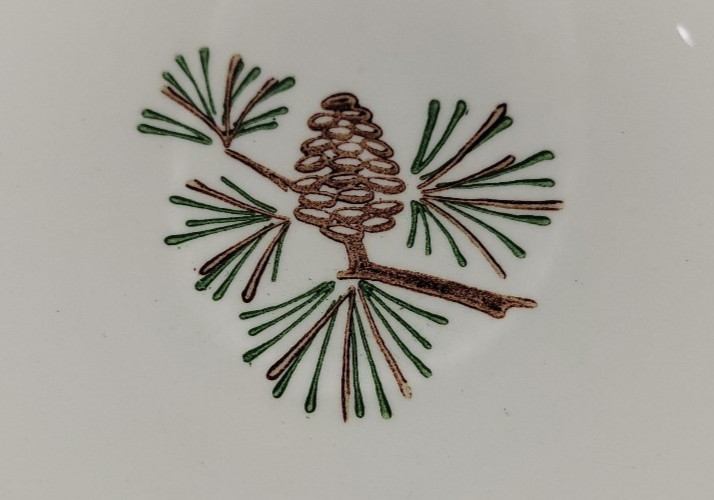 Stetson Marcrest Misty Pine Berry Dessert Bowls Set of 3 VTG 5 3/8" MCM Vintage