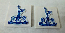 VINTAGE 1990'S TOTTENHAM HOTSPUR FOOTBALL CREST LOGO SQUARE FRIDGE MAGNET BADGE