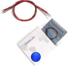 20pcs Prewired 0805 Blue Smd Led Diode Dc 3v Micro Litz Wire 7.8in 20cm