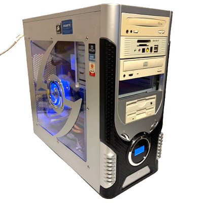 Vintage Raidmax Computer Gigabyte Intel Pentium D Dual Core 3.0 Ghz No HDD/PSU