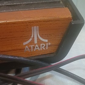 Atari Video Computer System Console Atari 2600 Black Brown RF Power Adapter