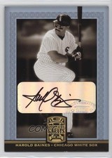 2005 Donruss Greats Gold Holofoil Signatures Harold Baines #34 Auto HOF u6m