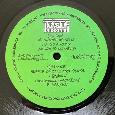 Arkyn / Vinyl Junkie & Sanxion - TufStuf Records 003 - 12'', EP