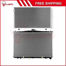 For 2011 2012 2013-2015 Toyota Sienna Aluminum Radiator & Condenser Cooling Kit