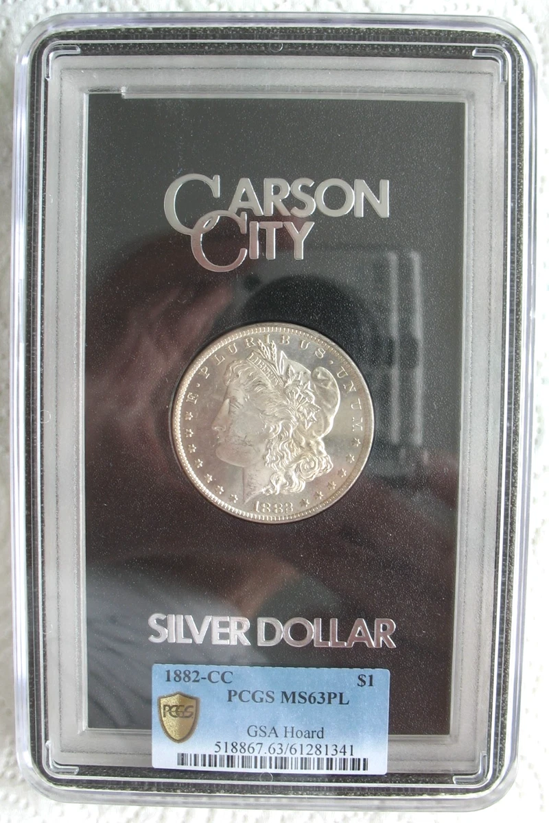 Carson City Grade MS 63 1882 Year Morgan US Dollars (1878-1921